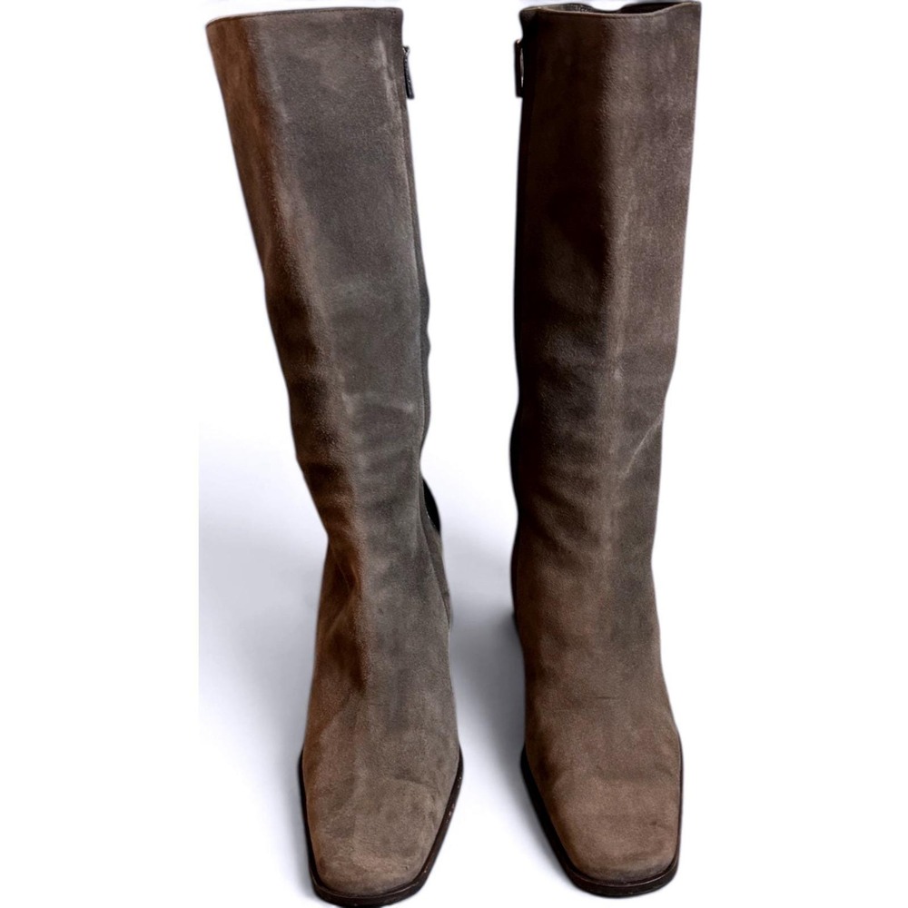 Gucci Suede Heeled Boots (Tom Ford Era)